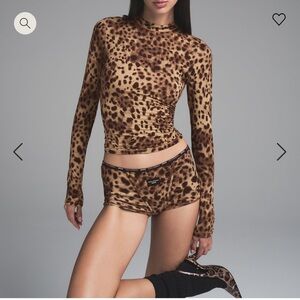 SOLD 🐆 NWT Dolce&Gabbana X SKIMS Cotton Jersey Long Sleeve T-Shirt🐆